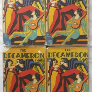 The Decameron: In Four Volumes. Susil Gupta 1944 First Indian Edition Hardbacks.